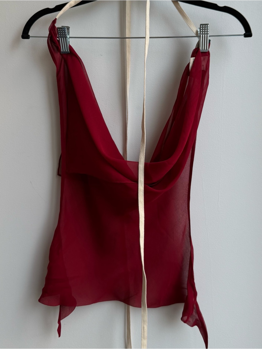 Tae Park - Sheer Kite Top in Wine - XS-M. Perfect condition. - Picture 6 of 9